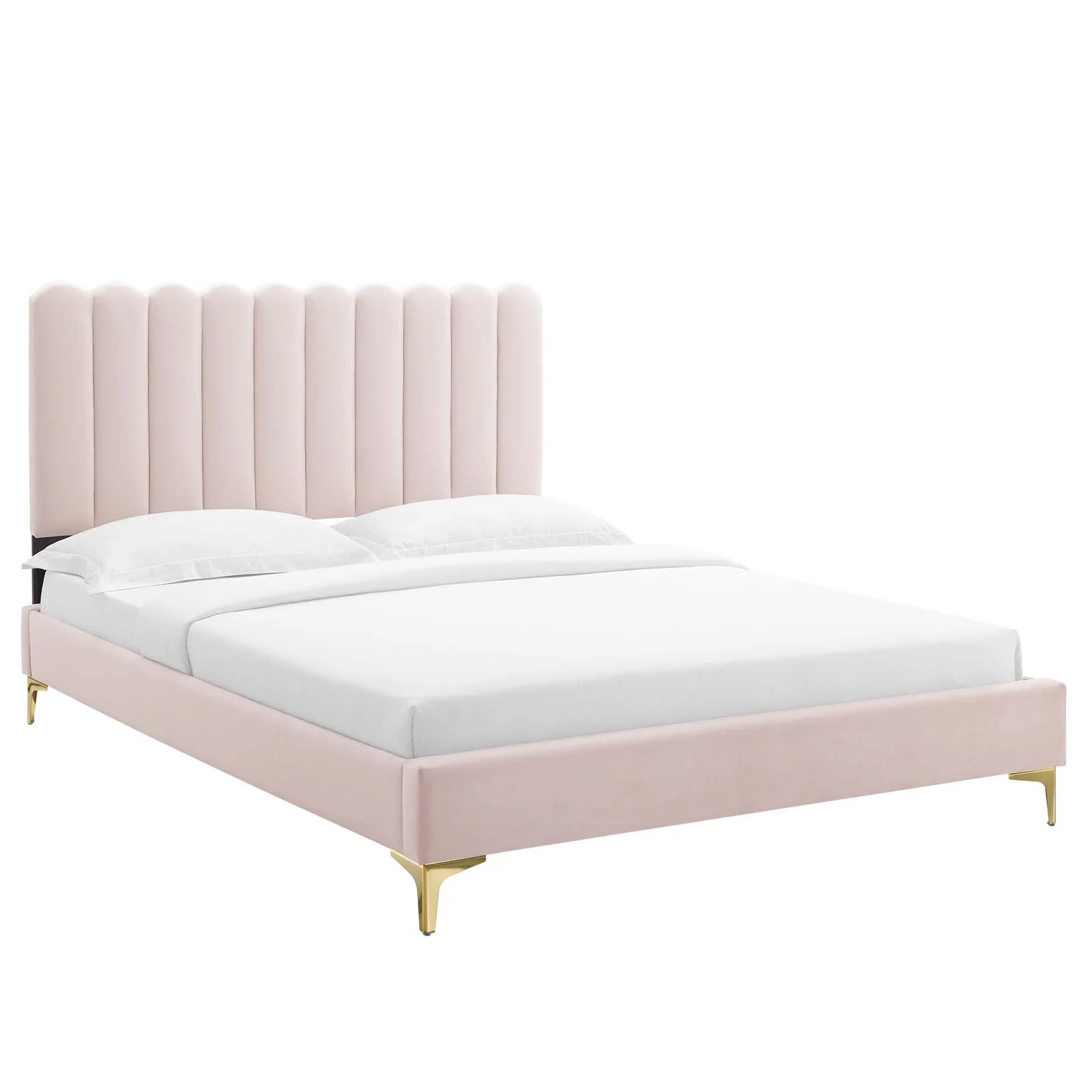 Reagan Twin Performance Velvet Platform Bed By Modway - MOD-6885 - Image 81