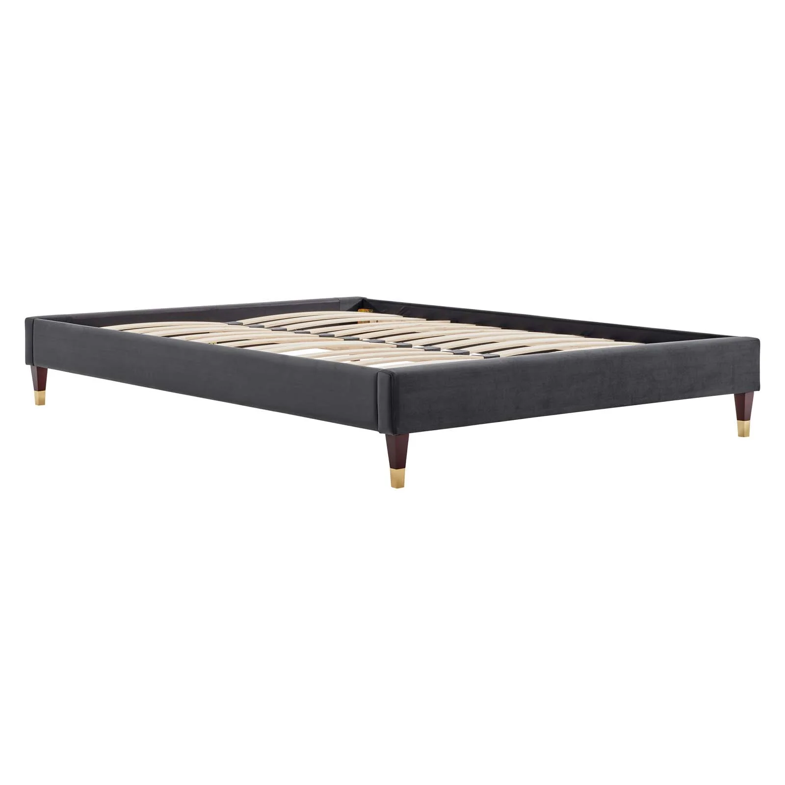 Reagan Twin Performance Velvet Platform Bed By Modway - MOD-6886 - Image 15