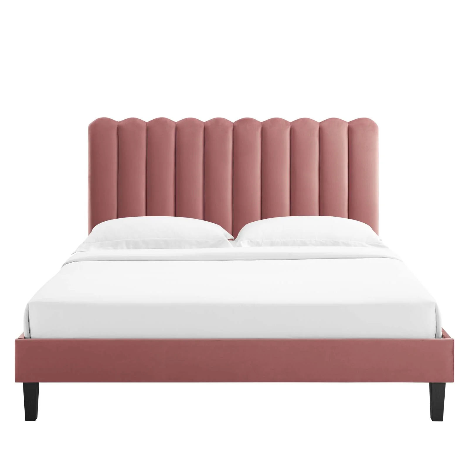 Reagan Twin Performance Velvet Platform Bed By Modway - MOD-6887 - Image 28