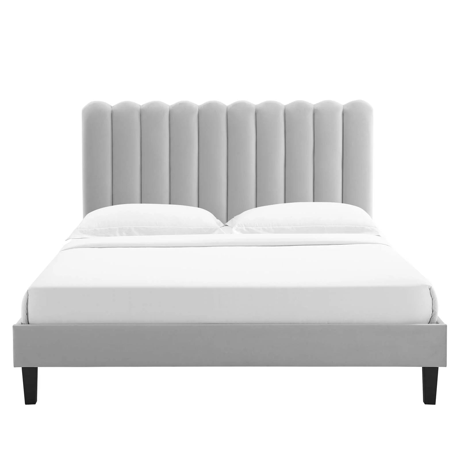 Reagan Twin Performance Velvet Platform Bed By Modway - MOD-6887 - Image 44