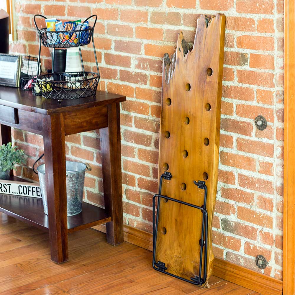 Reclaimed Teak Wine Rack By Garden Age Supply - Image 3