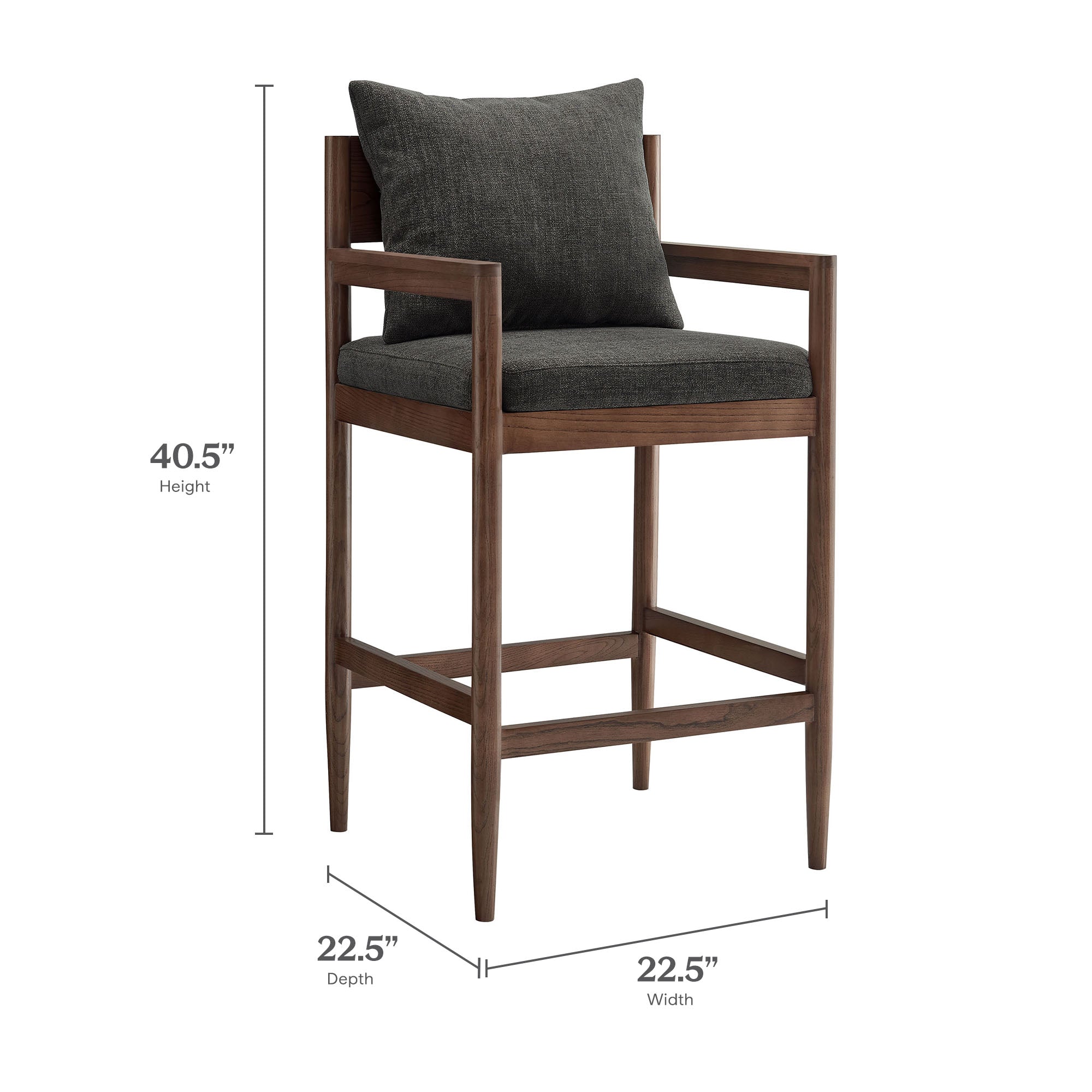 Remington Wood Bar Stool by Modway - Image 9