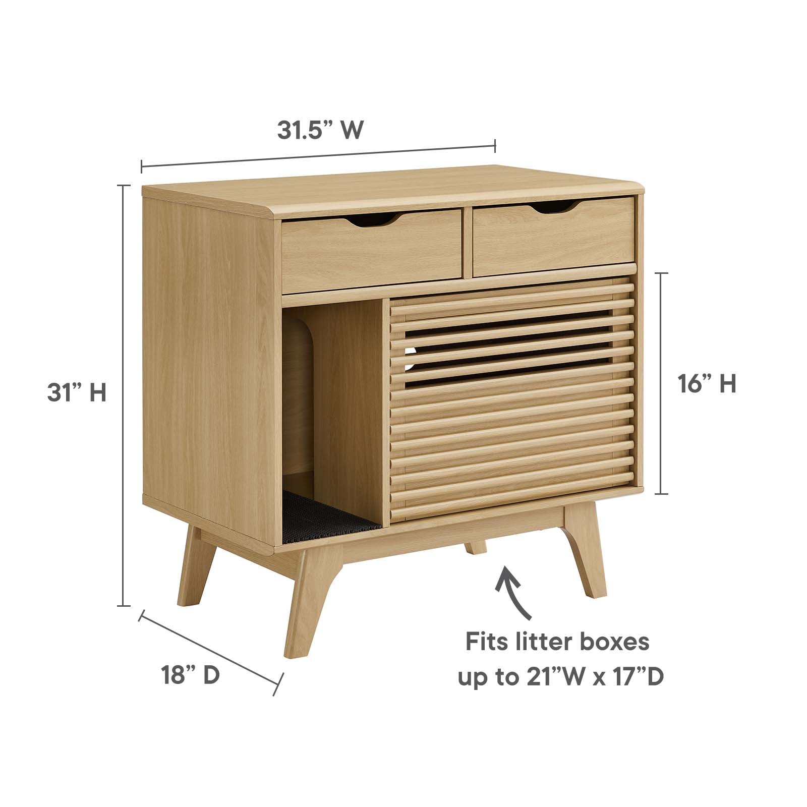 Render Cat Cabinet By Modway - EEI-6796 - Image 4