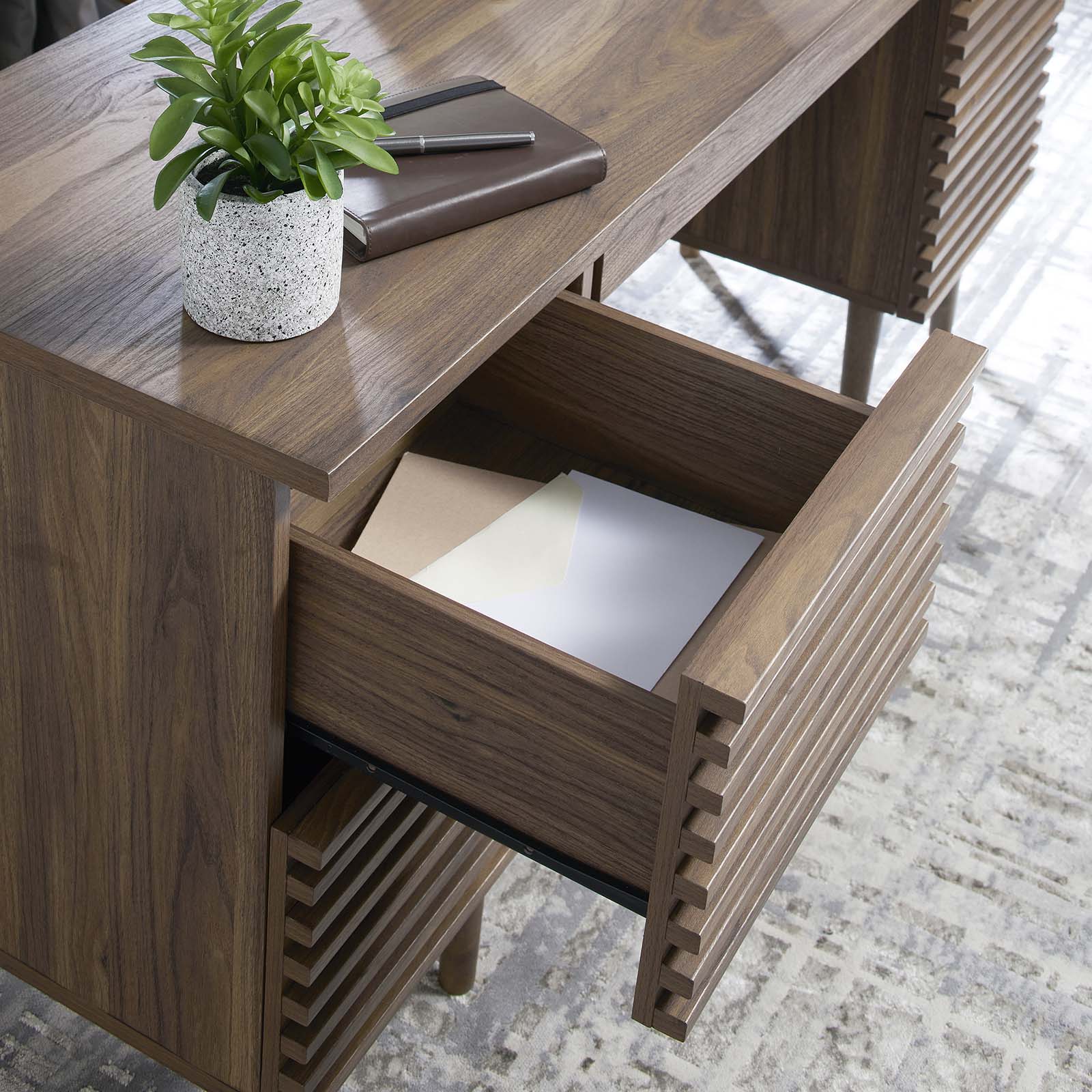 Render Office Desk By Modway - EEI-6254