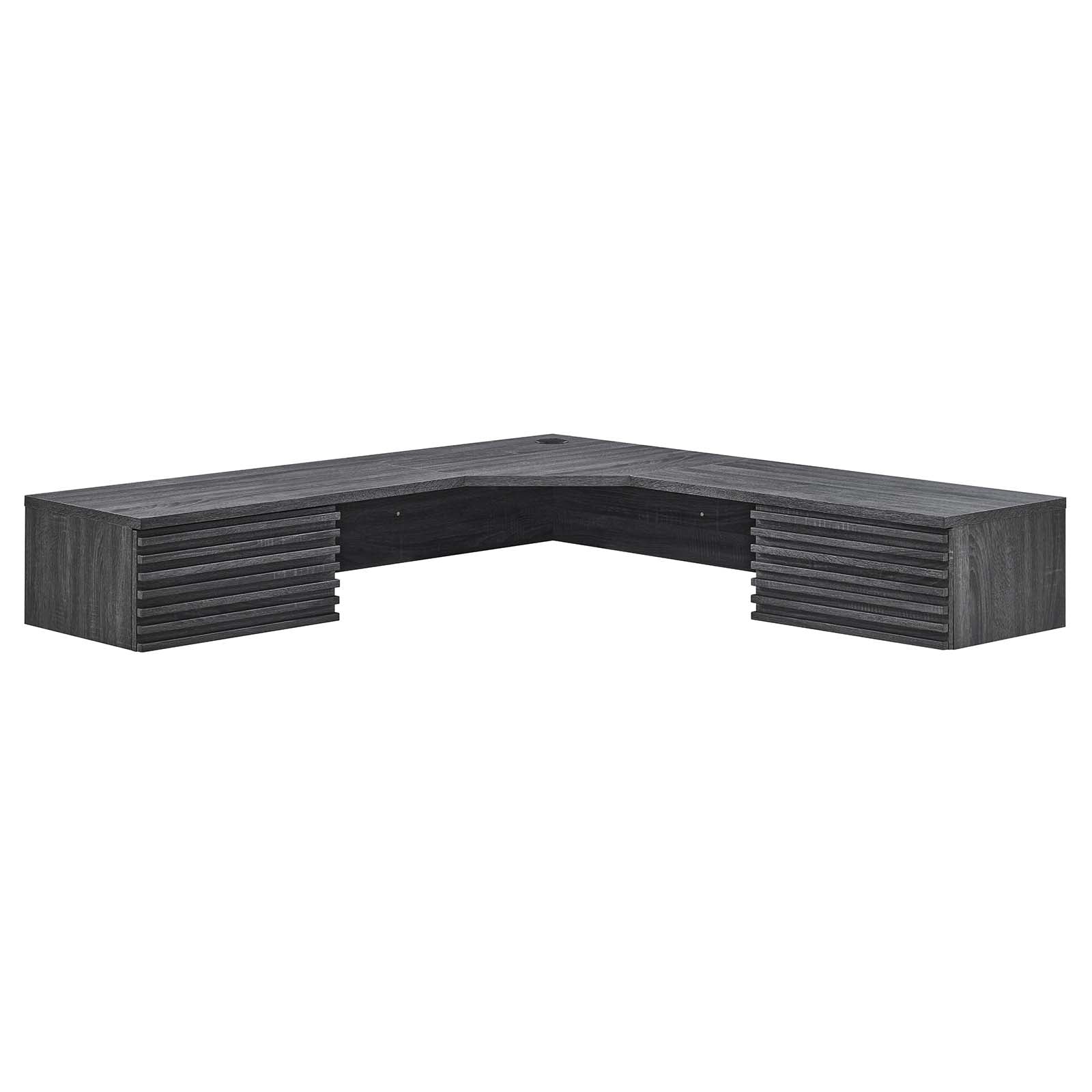 Render Wall Mount Corner Office Desk By Modway - EEI-6181