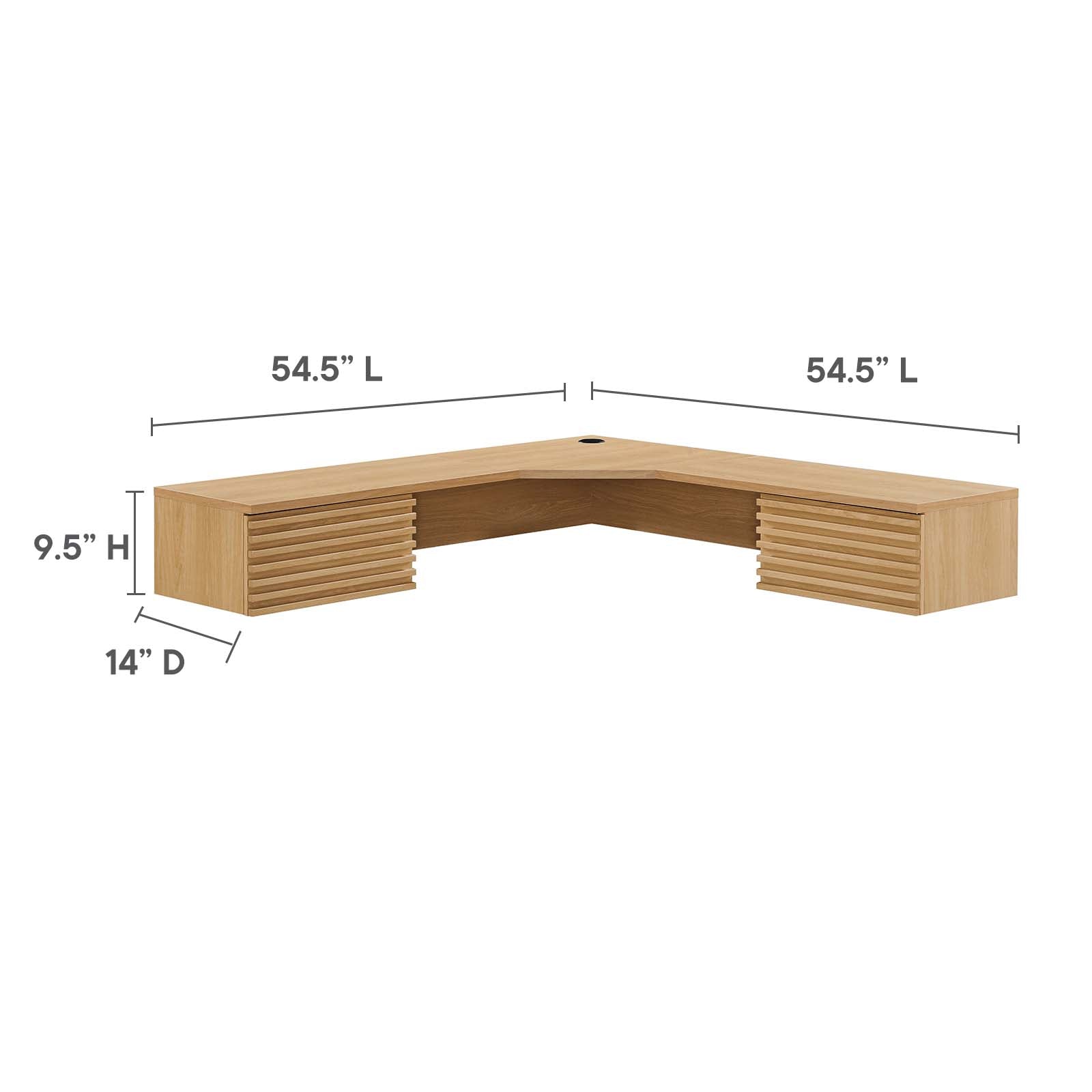 Render Wall Mount Corner Office Desk By Modway - EEI-6181 - Image 15