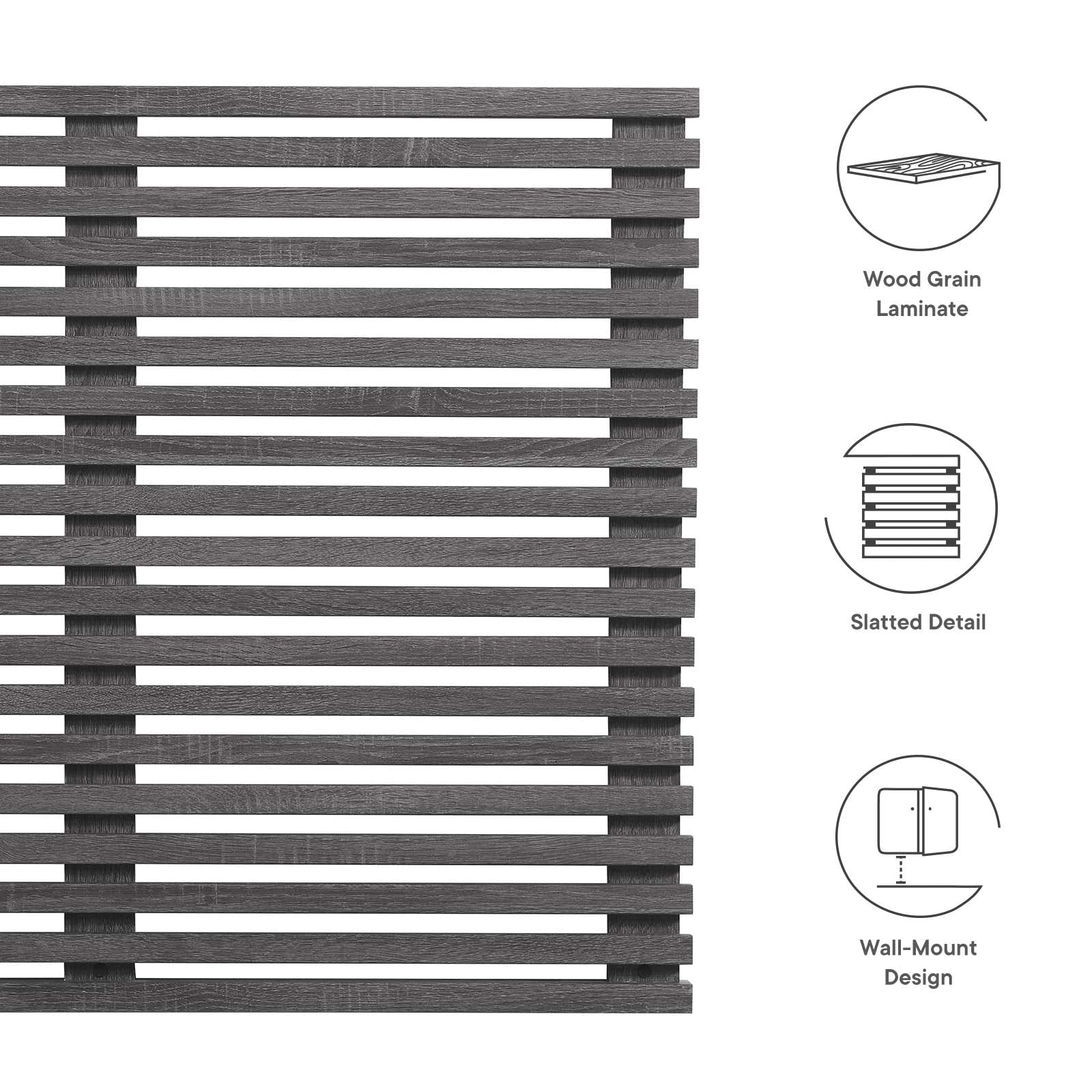 Render Wall Mount Twin Headboard By Modway - MOD-7061 - Image 5