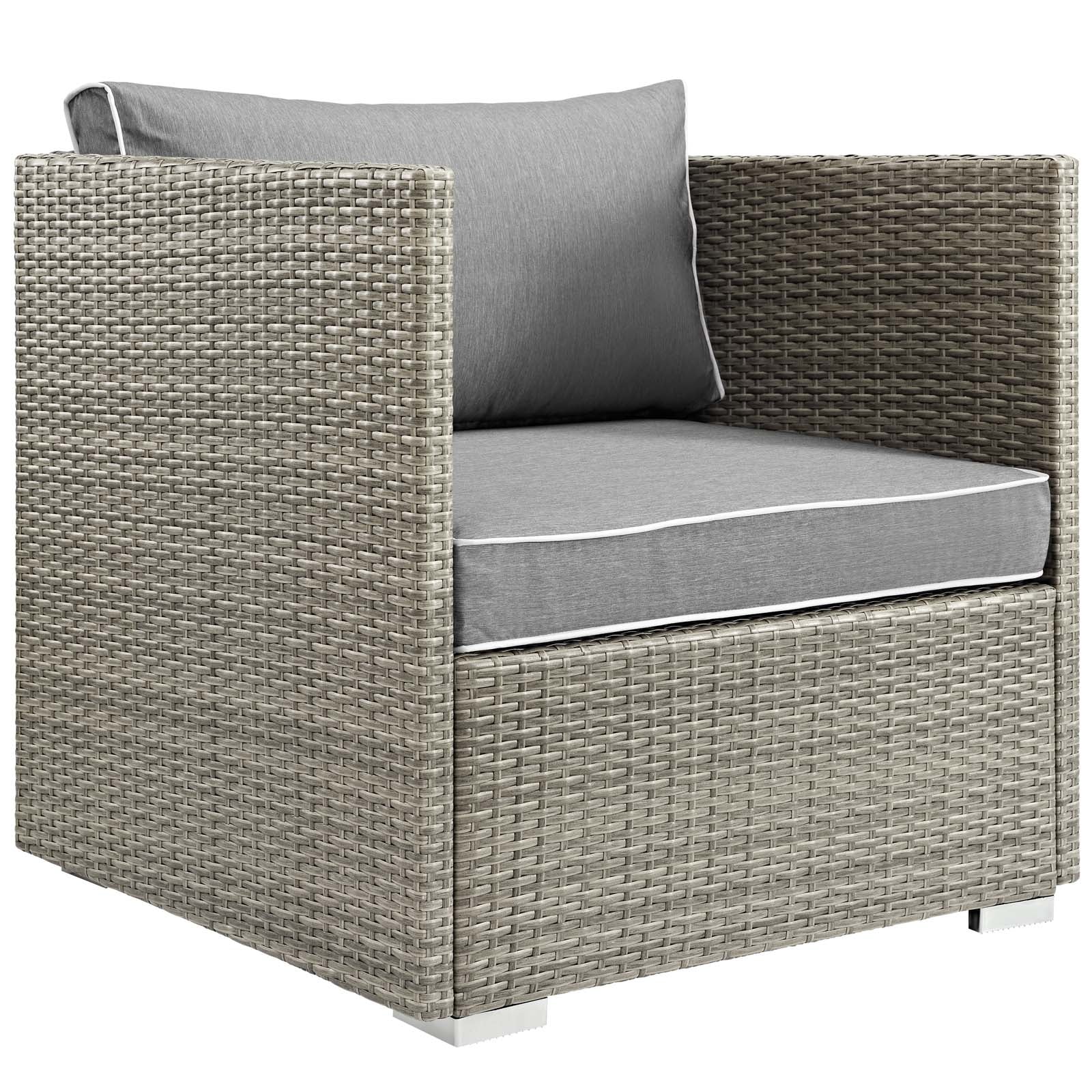Repose 6 Piece Outdoor Patio Sectional Set By Modway - EEI-3014 - Image 16