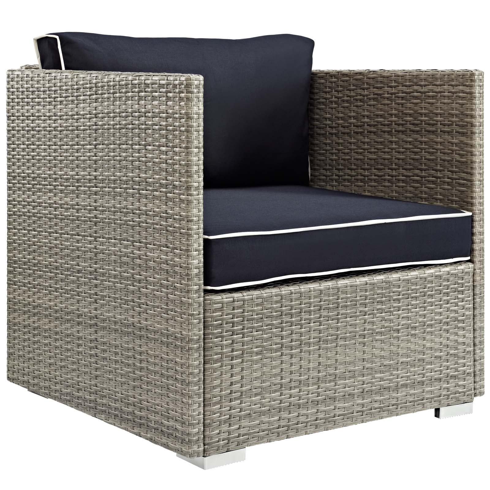 Repose 6 Piece Outdoor Patio Sectional Set By Modway - EEI-3014 - Image 23