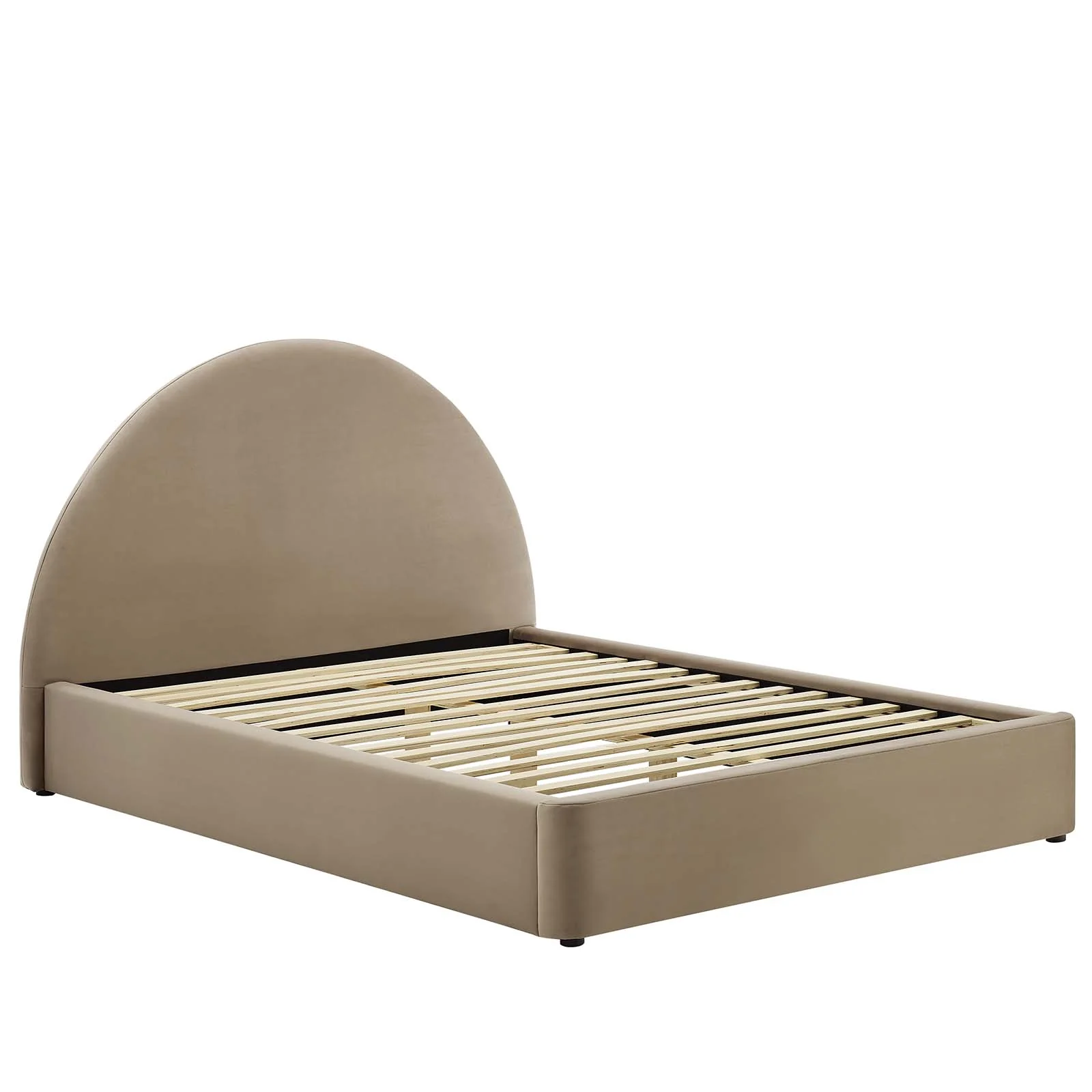 Resort Performance Velvet Arched Round King Platform Bed By Modway - MOD-7135 - Image 10