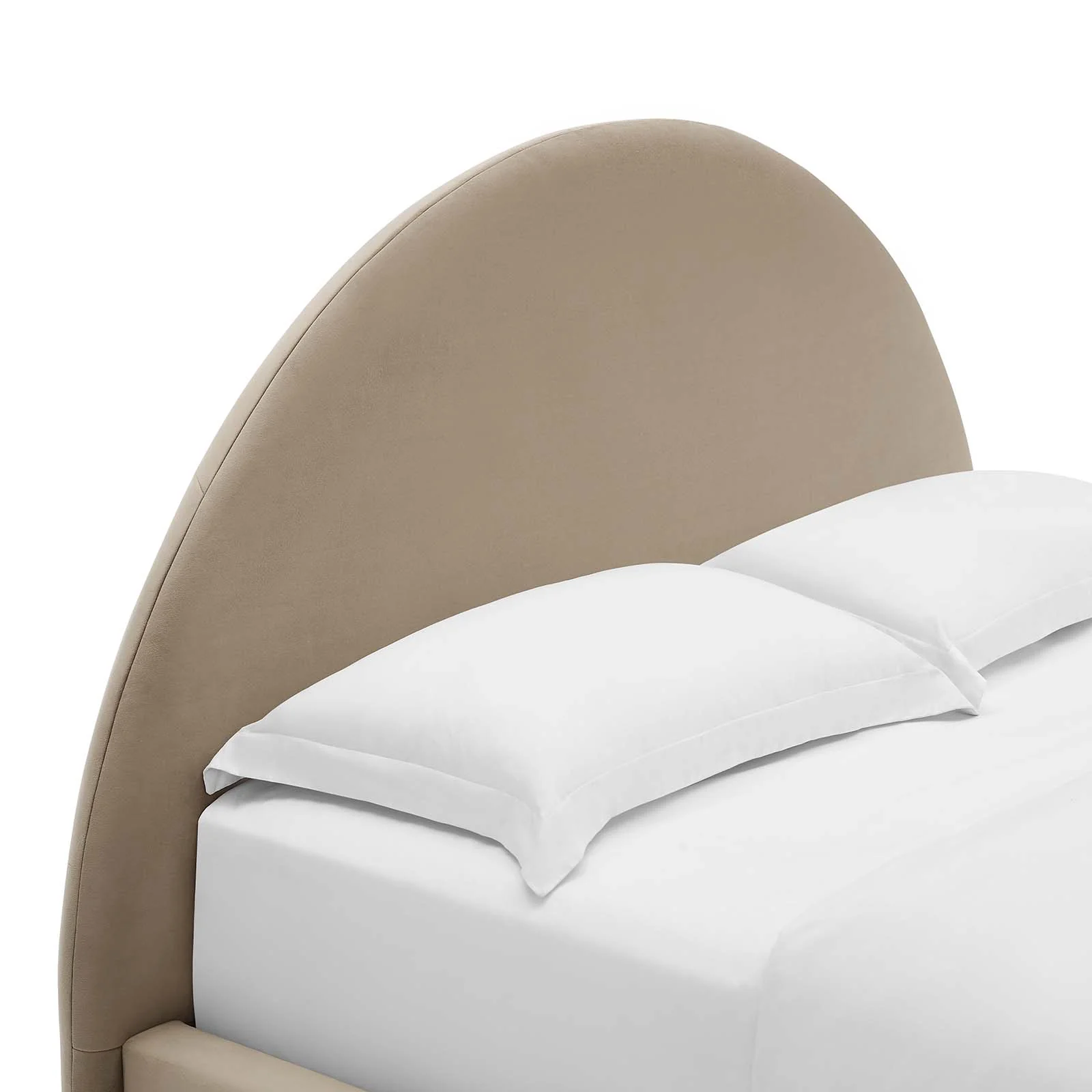 Resort Performance Velvet Arched Round King Platform Bed By Modway - MOD-7135 - Image 13