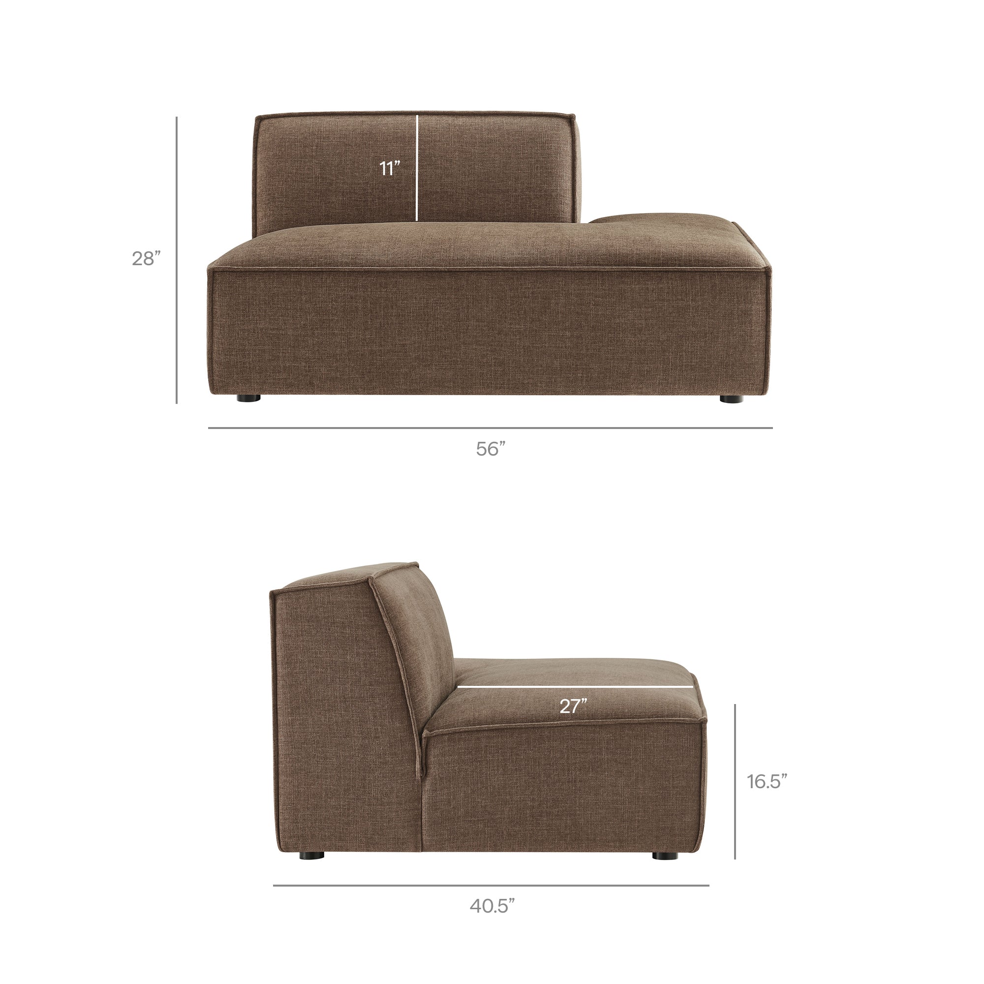 Restore 2-Piece Performance Fabric Upholstered Modular Loveseat by Modway - Image 30