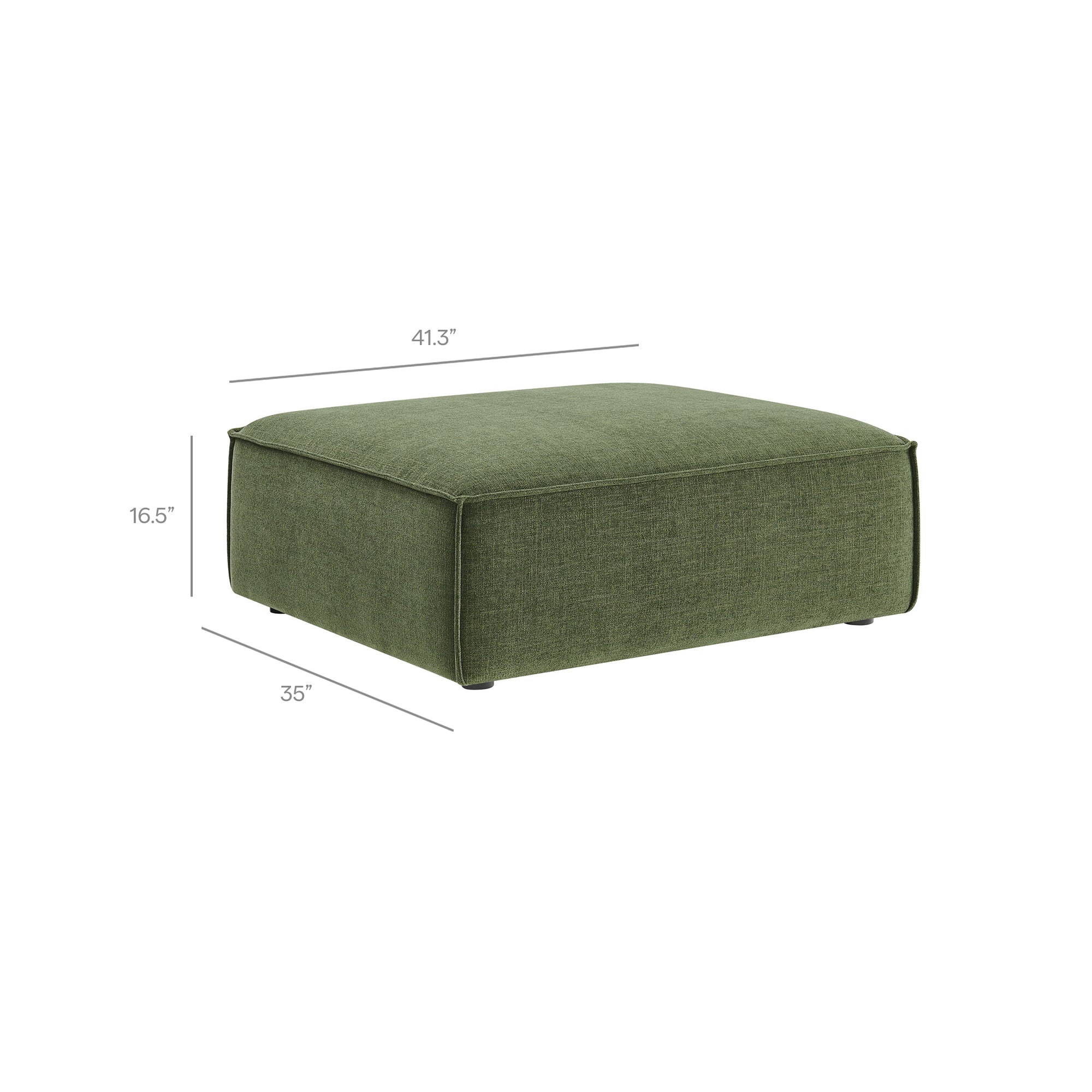 Restore Performance Fabric Upholstered Modular Ottoman by Modway - Image 18