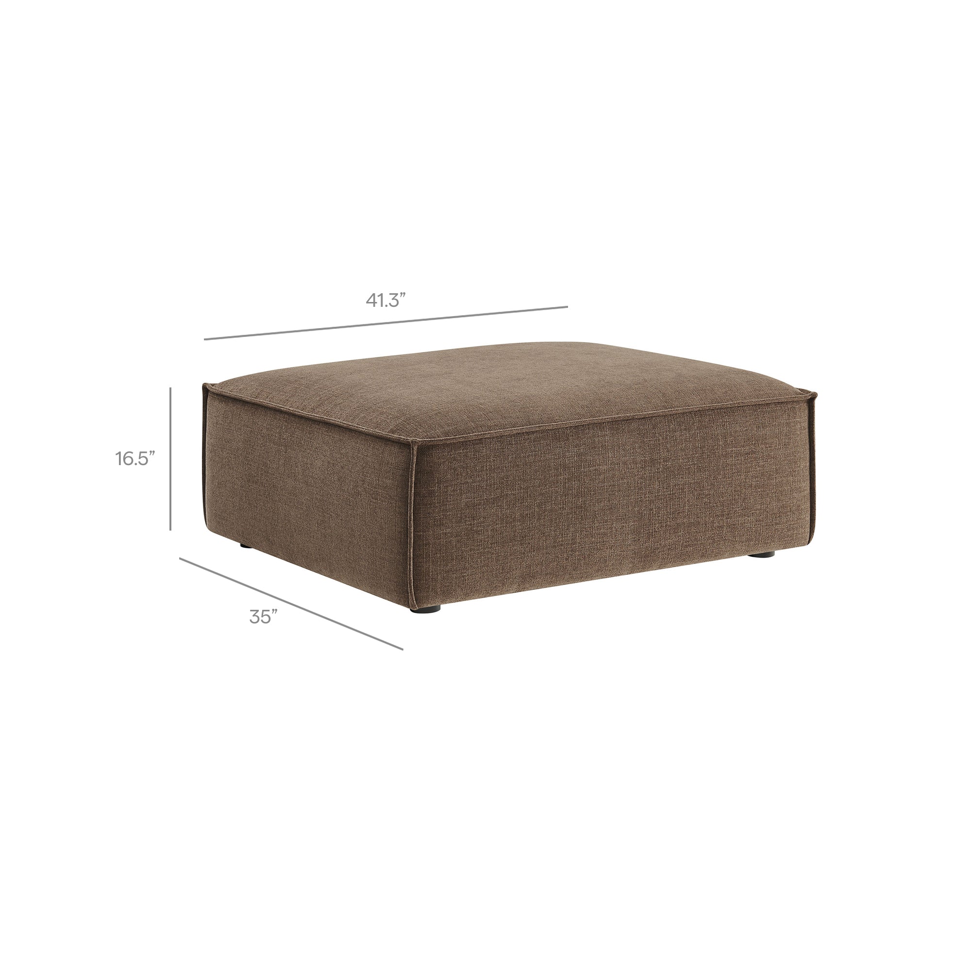 Restore Performance Fabric Upholstered Modular Ottoman by Modway - Image 27