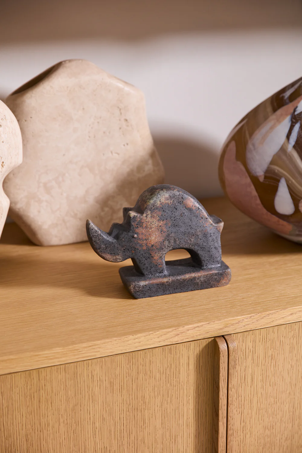 Rhino Sculpture Set of 2 By Accent Decor - Image 3