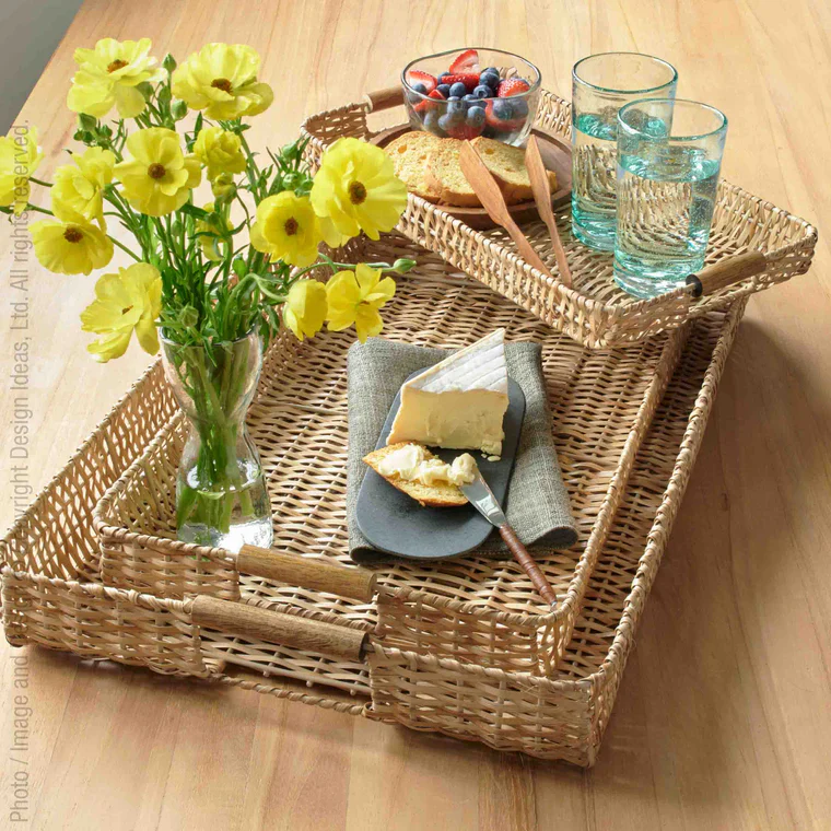 Rimabi Serving Trays-Set/3 By Texture Designideas