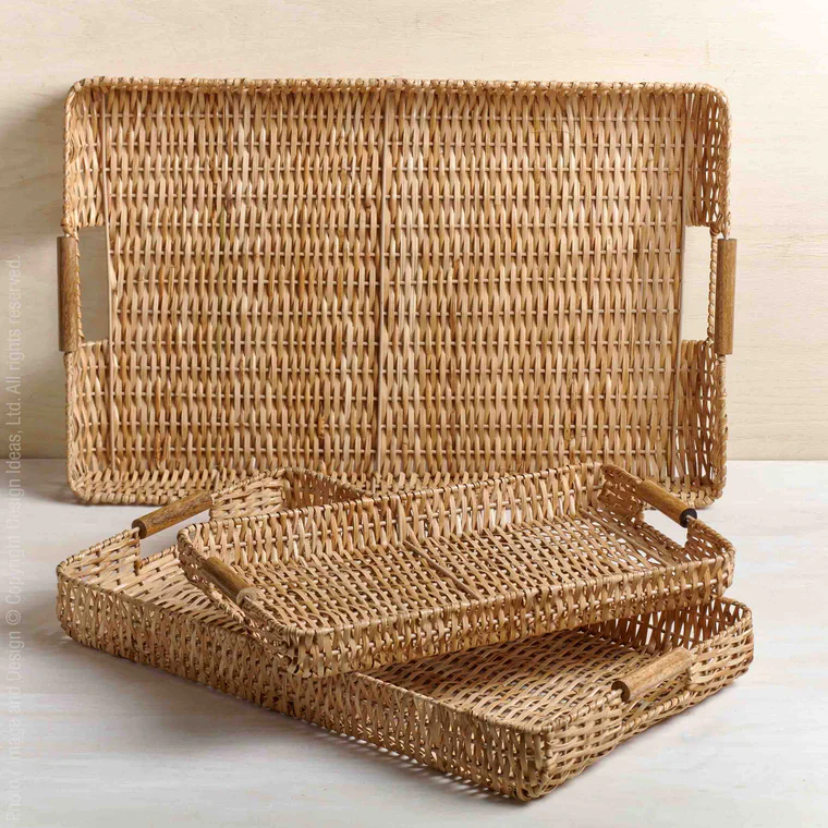 Rimabi Serving Trays-Set/3 By Texture Designideas - Image 2