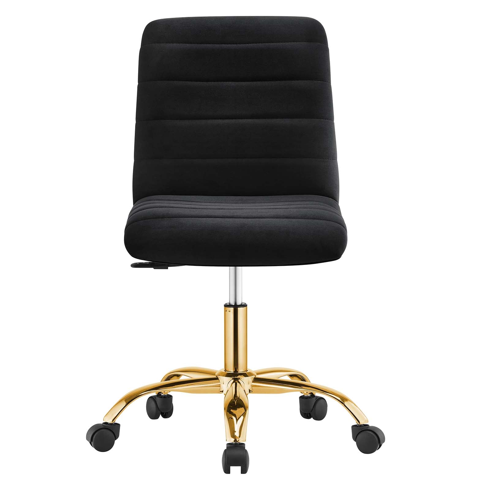 Ripple Armless Performance Velvet Office Chair By Modway - EEI-4972 - Image 5