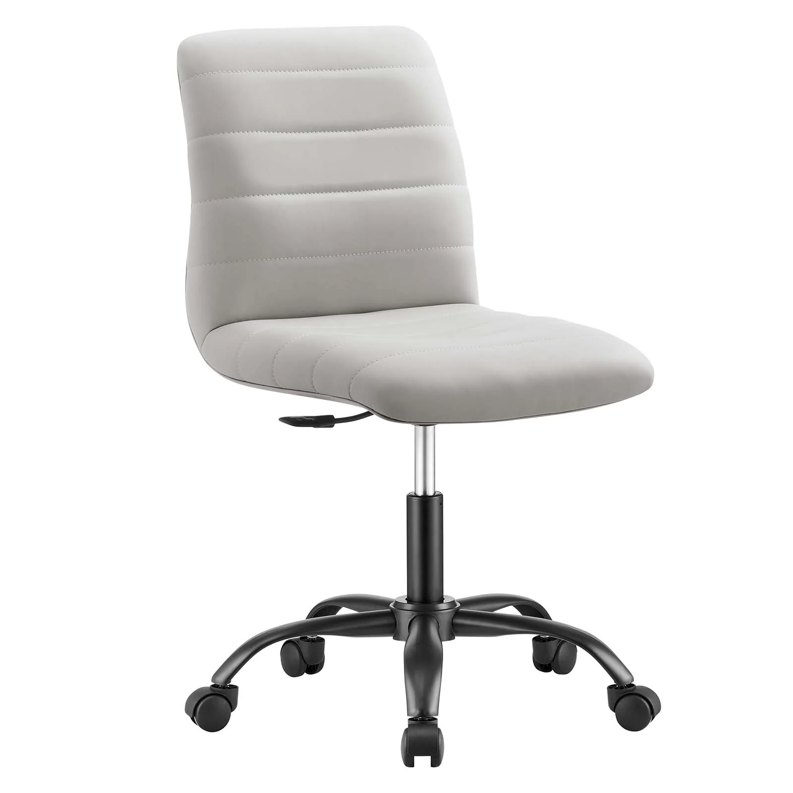 Ripple Armless Vegan Leather Office Chair By Modway - EEI-4974 - Image 2