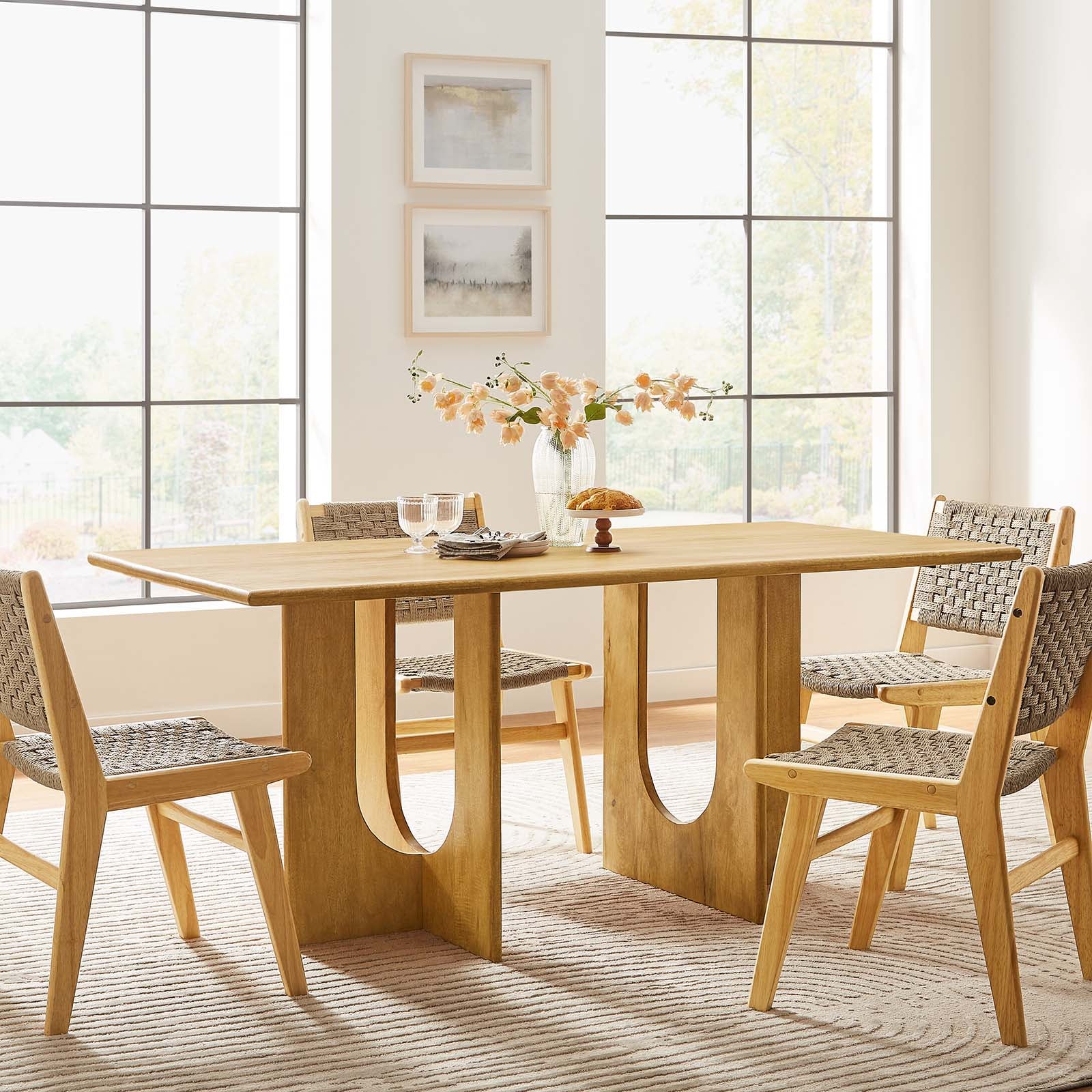Rivian Rectangular 70" Wood Dining Table By Modway - EEI-6593