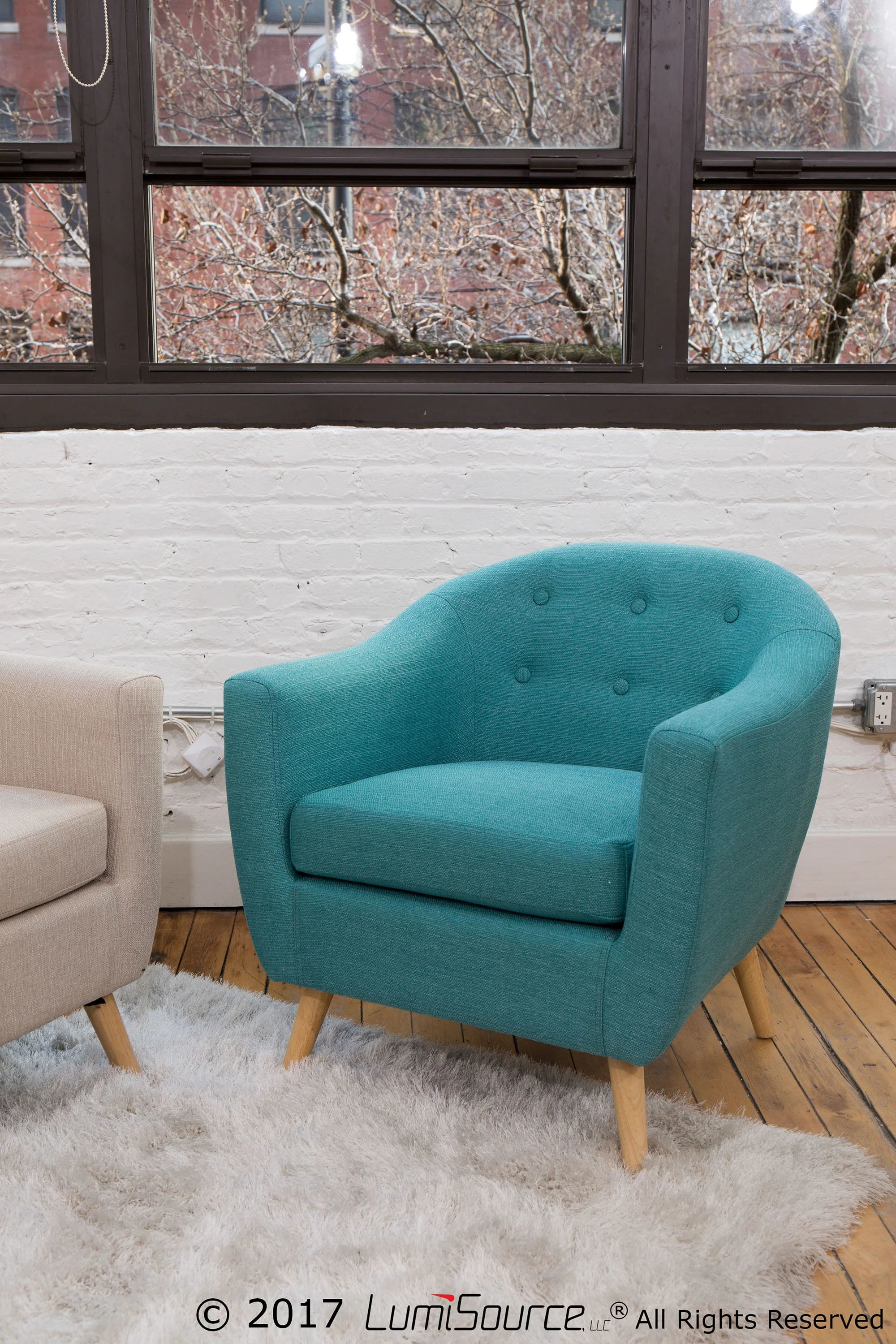 Rockwell Accent Chair By LumiSource - CHR-AH-RKWL TL - Image 2