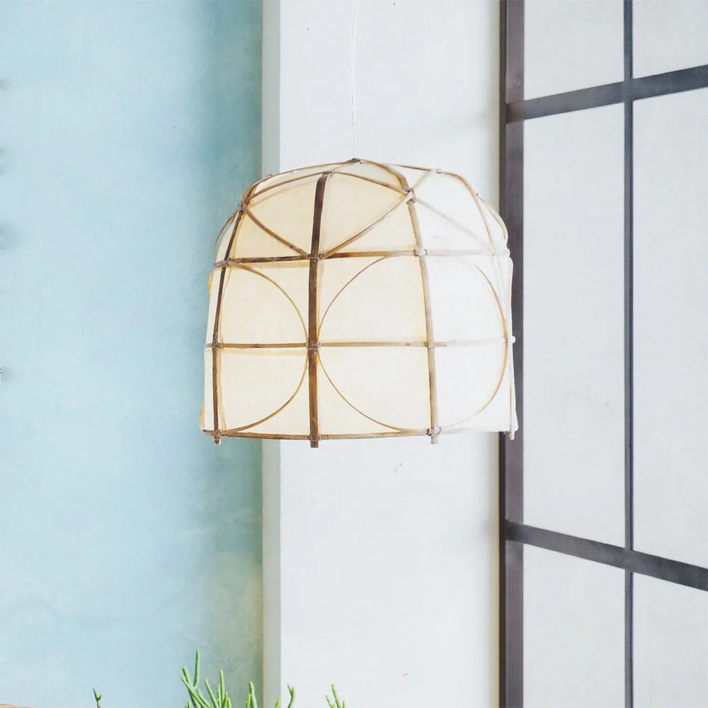 Roost Jari Bamboo & Paper Pendants