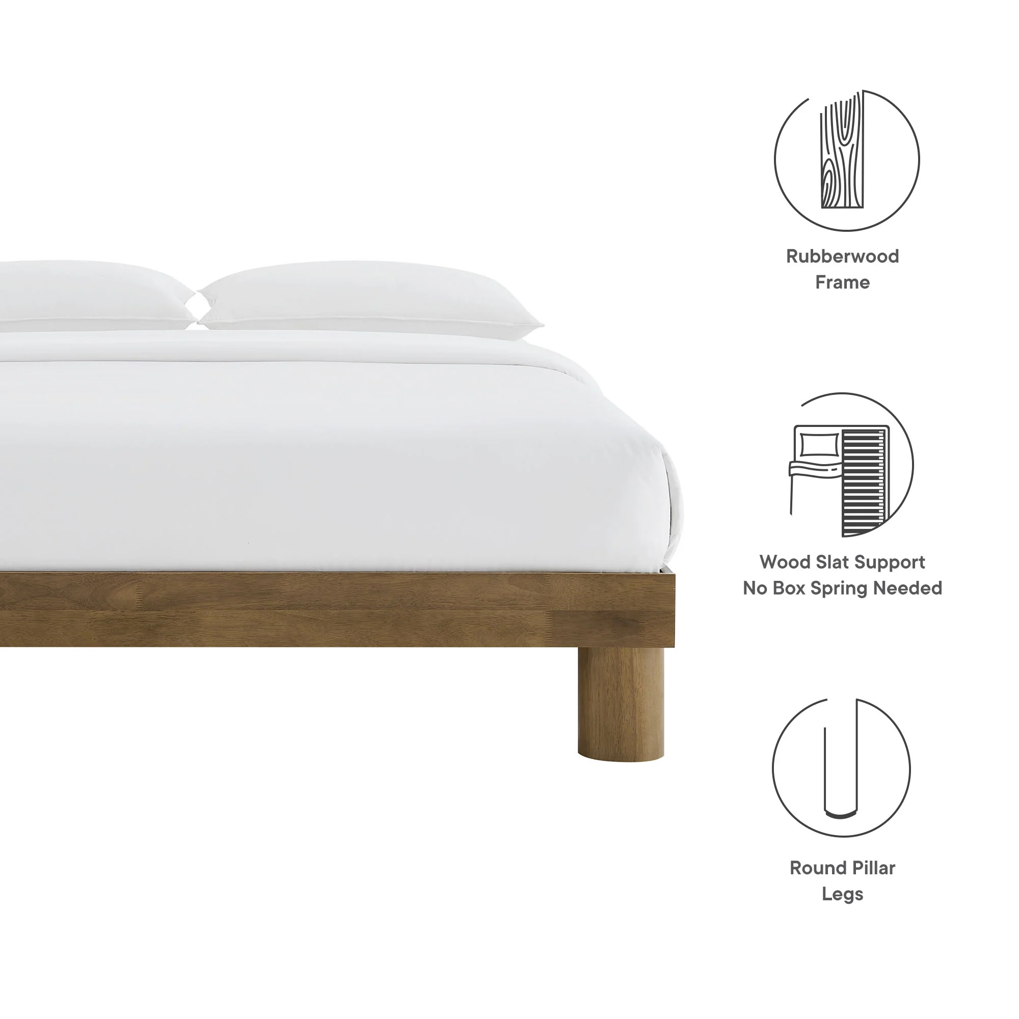 Runa Wood Queen Platform Bed by Modway - Image 8