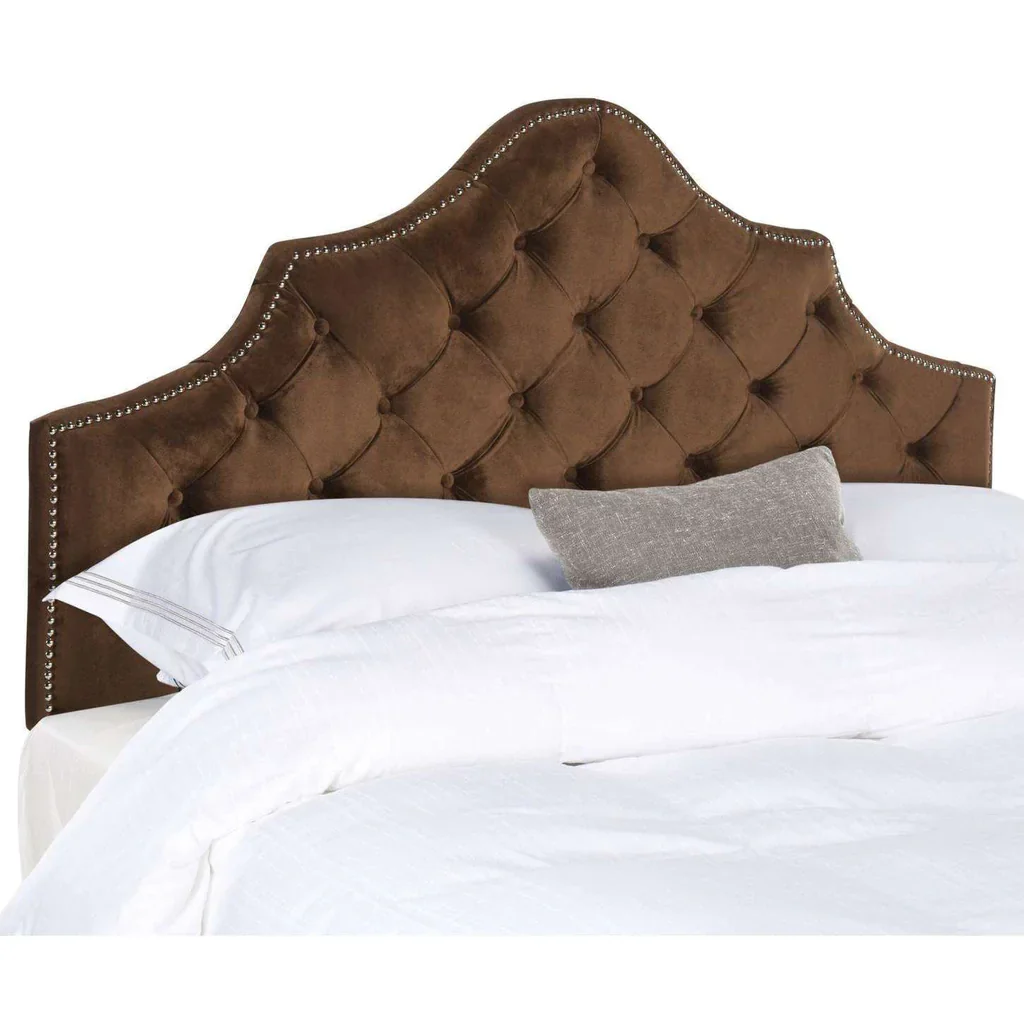 Safavieh Arebelle Queen Headboard Queen Size - Chocolate