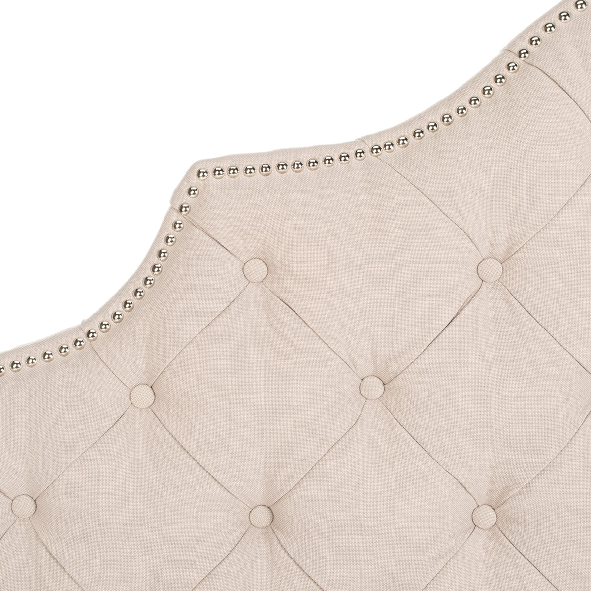 Safavieh Arebelle Queen Headboard Queen Size - Taupe - Image 3