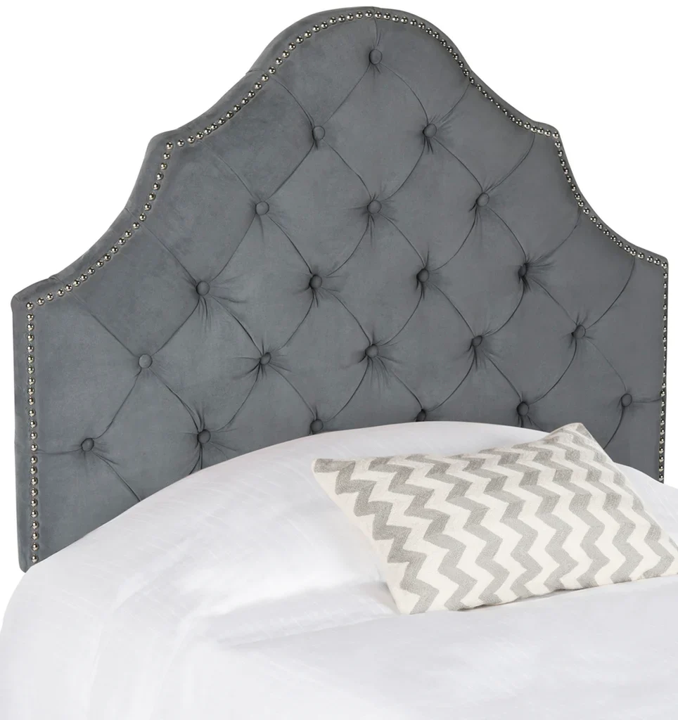 Safavieh Arebelle Twin Headboard Twin Size - Grey - Image 2