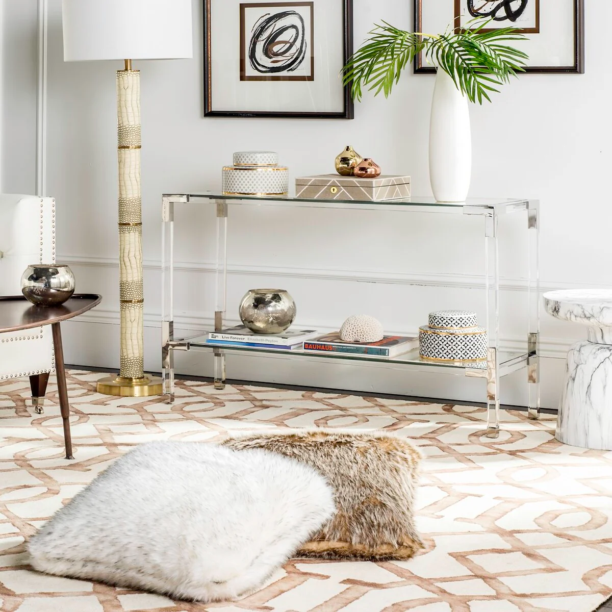 Safavieh Arverne Console - Silver
