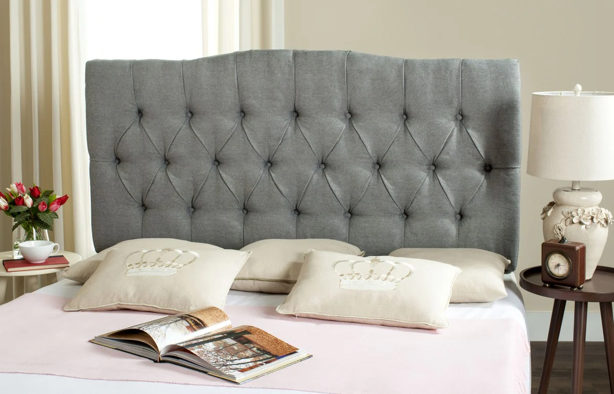 Safavieh Axel Queen Headboard Queen Size - Grey