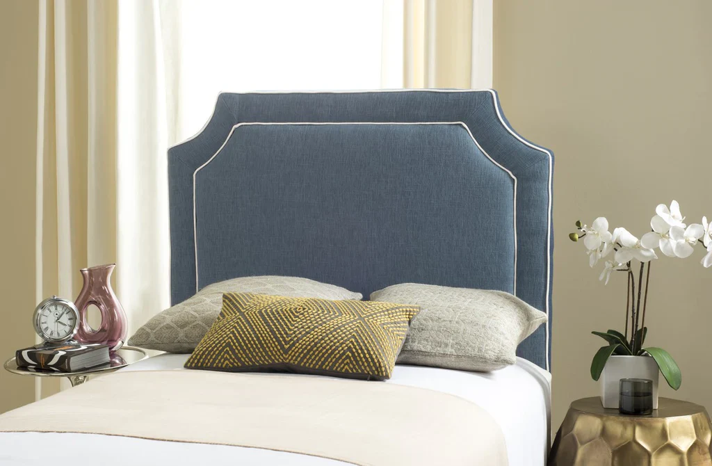 Safavieh Dane Twin Headboard Twin Size - Navy