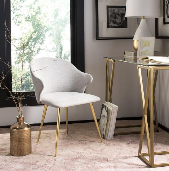 Safavieh Edmond Arm Chair - Light Gray