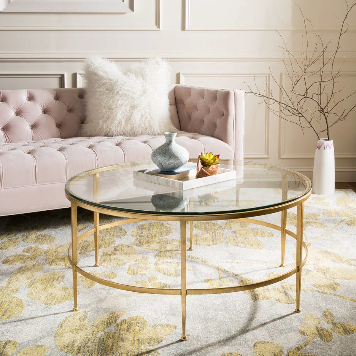 Safavieh Edmund Cocktail Table - Gold