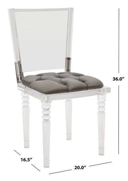 Safavieh Ella Acrylic Dining Chair - Clear - Image 3