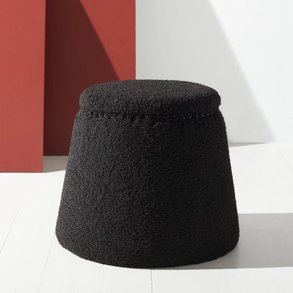 Safavieh Ellerose Ottoman - Black