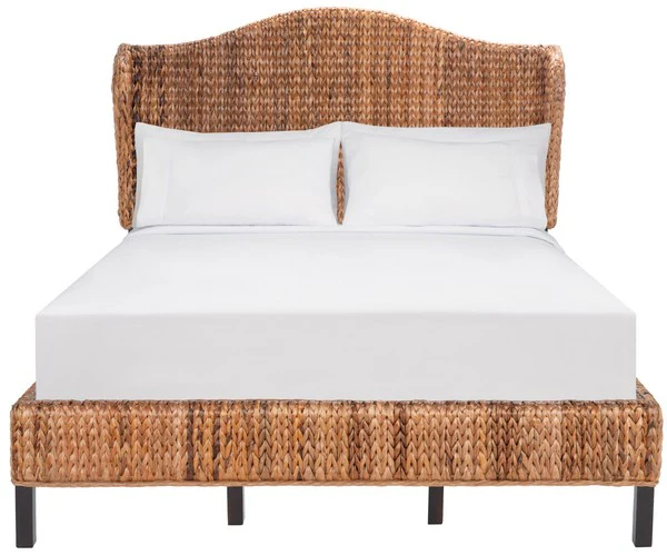 Safavieh Finola Rattan Bed Queen Size - Brown - Image 2