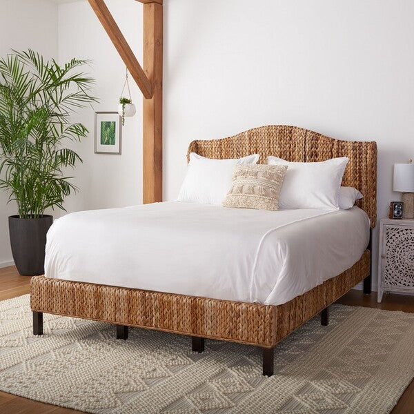 Safavieh Finola Rattan Bed Queen Size - Natural