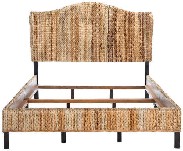 Safavieh Finola Rattan Bed Queen Size - Natural - Image 4