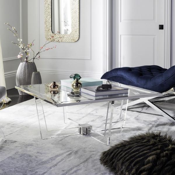 Safavieh Hermina Acrylic Coffee Table - Clear