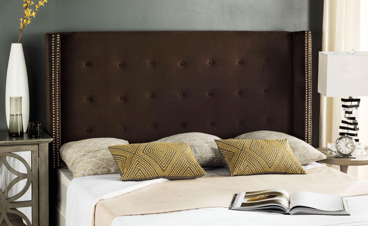 Safavieh Keegan Headboard Full Size - Chocolate