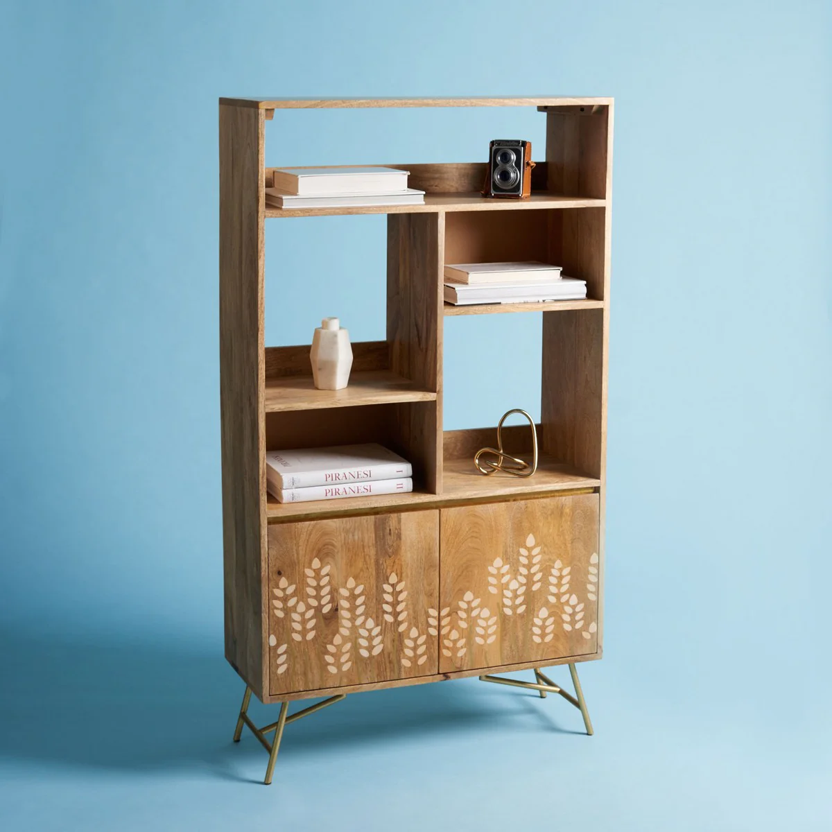 Safavieh Kinley Printed Bookcase - Natural