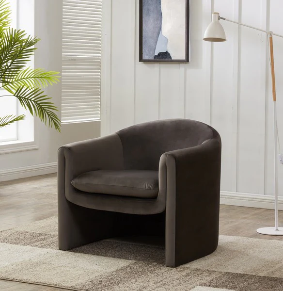 Safavieh Laylette Accent Chair - Dark Gray