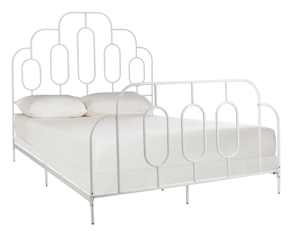 Safavieh Paloma Metal Retro Bed Full Size - White - Image 2