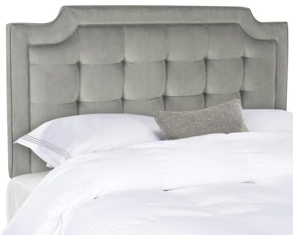 Safavieh Sapphire Headboard King Size - Pewter - Image 2