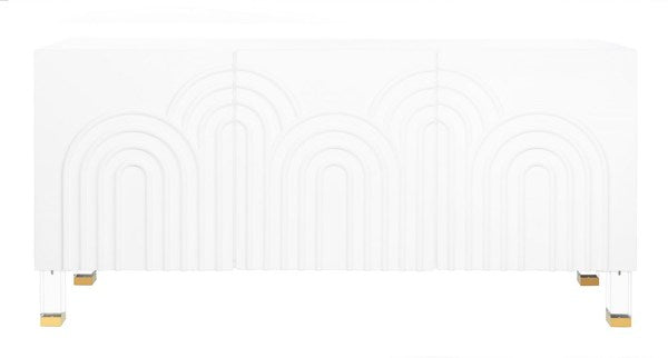 Safavieh Saturn Wave Acrylic Sideboard - White - Image 2