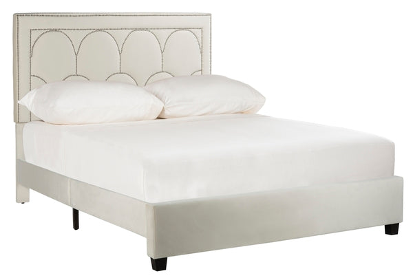 Safavieh Solania Bed Queen Size - Creme - Image 2