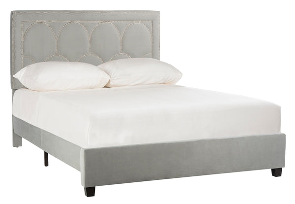 Safavieh Solania Bed Queen Size - Grey - Image 4
