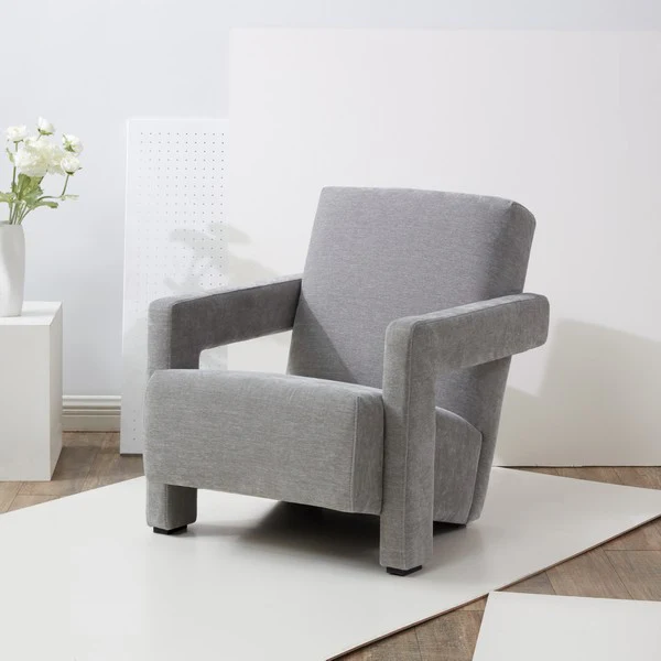 Safavieh Taylor Modern Velvet Acc Chair - Gray